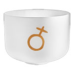 Meinl 12" Planetary Tuned Crystal Singing Bowl, Earth Platonic Year 172.06 HZ