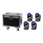 Equinox Fusion 120 Zoom MKII x 4 + Quad Fusion 100 Spot/120 Zoom/Orbit Flight Case