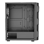 CiT Neo Black Mid Tower Tempered Glass PC Gaming Case