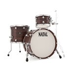 Natal Café Racer Series Traditional Jazz 3-Piece Shell Pack 12", 14", 18" - Veneer