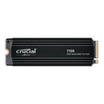 Crucial T705 4TB M.2 NVMe PCIe 5.0 SSD/Solid State Drive with Heatsink