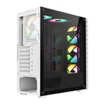 CiT Raider White Mid Tower PC Gaming Case