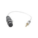 4.4mm to 4-pin XLR Female - Silver Plated - 20cm -
