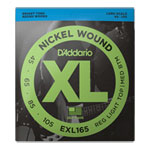 D'Addario Regular Light Top/Medium Bottom Long Scale Bass Strings EXL165 45-105