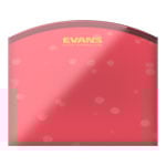 Evans - B14HR, 14" Red Coated Hydraulic Snare Drumhead