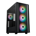 CoolerMaster MasterBox 600 Black ARGB Mid Tower TG PC Case