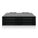 ICY DOCK ToughArmor 6 Bay U.2/U.3 PCIe 4.0 NVMe SSD Enclosure For External 5.25" Bay