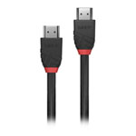 Lindy 0.5m Black Line High Speed HDMI 2.0 Cable Black