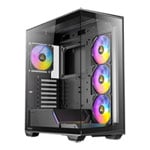 Antec C3 ARGB Mid Tower Dual Window Tempered Glass PC Gaming Case Black