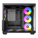 Antec C5 ARGB Mid Tower Tempered Glass PC Gaming Case Black