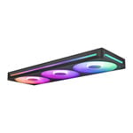 NZXT F360 RGB Core 360mm PWM Uni-body 3 Fan Set Black