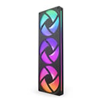 NZXT F360 RGB Core 360mm PWM Uni-body 3 Fan Set Black