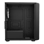 GameMax Icon MicroATX Tempered Glass PC Gaming Case Black