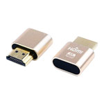 DTECH HDMI Dummy Plug Display Emulator Triple Pack