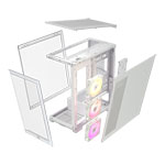 Corsair 3500X ARGB White Tempered Glass Mid-Tower ATX Case