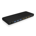 ICY BOX USB Type-C 11 in 1 Docking Station 65W PD Black