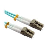 Cables Direct 5m LC to LC UPC OM4 Multimode Fibre Optic Cable