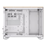 Corsair 2500X White/Bamboo Dual Chamber Tempered Glass Micro ATX PC Case