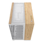 Corsair 6500X White/Bamboo Dual Chamber Tempered Glass Mid Tower PC Case