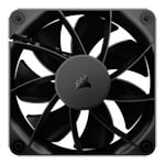 CORSAIR RS120 PWM 120mm Fan - Simplified Control - Daisy-Chain 4-Pin PWM