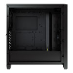 Corsair 4000D Airflow Black Chassis + Corsair 4000 Series Wooden PC Front Panel (Teak) Bundle