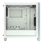 Corsair 4000D Airflow White Chassis + Corsair 4000 Series Wooden PC Front Panel (Bamboo) Bundle