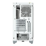 Corsair 4000D Airflow White Chassis + Corsair 4000 Series Wooden PC Front Panel (Bamboo) Bundle