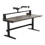 Corsair Platform:6 Desk Rubberwood Fixed-Height