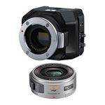 Blackmagic Design Micro Studio Camera 4K G2 with Silver Lumix 14-42mm Lens Bundle