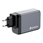 Verbatim 240W 4-Port GaN3 Wall Charger with PDS3.0 3C1A UK/US/EU