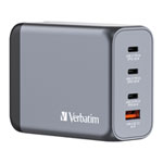 Verbatim 200W 4-Port GaN3 Wall Charger With PD3 3C1A UK/US/EU