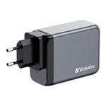 Verbatim 200W 4-Port GaN3 Wall Charger With PD3 3C1A UK/US/EU
