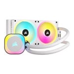 CORSAIR 240mm iCUE LINK H100i RGB White Intel/AMD Refurbished CPU Liquid Cooler