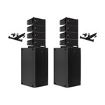 RCF HDL 6-A Active 2-Way Line Array Module  x8 + RCF 8008-AS