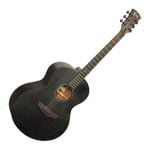 Faith - FKNEBK - Naked Neptune Electro Guitar Black Stain with Gig Bag