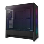 NZXT H5 Flow RGB (2025) Compact Black Mid Tower Tempered Glass Gaming Case inc 4x ARGB Fans