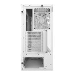 NZXT H5 Flow RGB White Mid Tower Tempered Glass PC Gaming Case