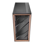 Antec Flux Mid Tower Tempered Glass Black/Wood PC Gaming Case