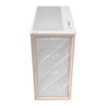 Antec Flux Mid Tower Tempered Glass White/Wood PC Gaming Case