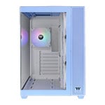 Thermaltake View 380 TG ARGB Mid Tower Tempered Glass PC Gaming Case Hydrangea Blue