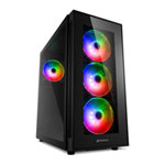 Sharkoon TG5 Pro RGB Black Mid-Tower Dual Tempered Glass PC Gaming Case