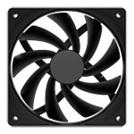 NZXT F120Q V2 Black Quiet Airflow Single 120mm PWM Fan