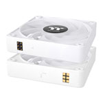 Thermaltake CT120 EX ARGB Sync Snow 120mm PWM Fan Triple Pack