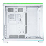 Lian Li O11 Dynamic EVO RGB White Dual Chamber Mid Tower Tempered Glass Reversible PC Gaming Case