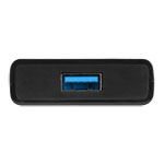 7 Port Targus USB3.0 Powered Hub with PD USB A / C PC/MAC Black