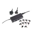 Targus 90W Ultra-Flexible 19V Laptop Charger Multi Tip (x10) - Black