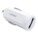 Ventev Essentials 2.4A USB Car Charger Lighter Socket White