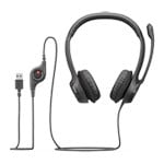 Logitech H390 Stereo Noise Cancelling Headset win MIC USB Black PC/MAC