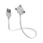 Allocacoc USB-A to Lightning / Mini USB / Micro USB Adapter 3-in-1 Adapter Cable