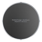 Allocacoc 15W Qi Wireless Charger Aluminium Black
